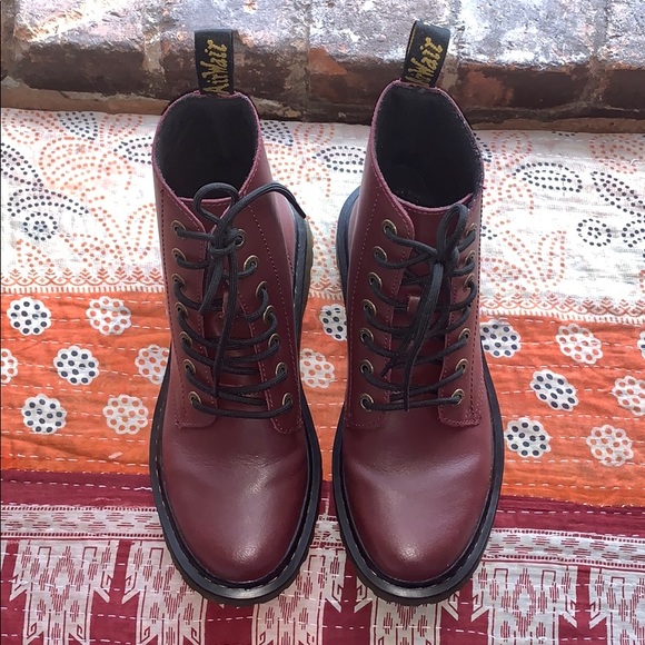 luana leather combat boot